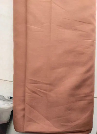 Peach Color - Pure Wash & Wear Fabric For Men-Unstitched