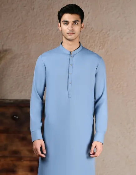 Sky Blue Kurta Shalwar- Summer Collection | Best Quality Wash n Wear