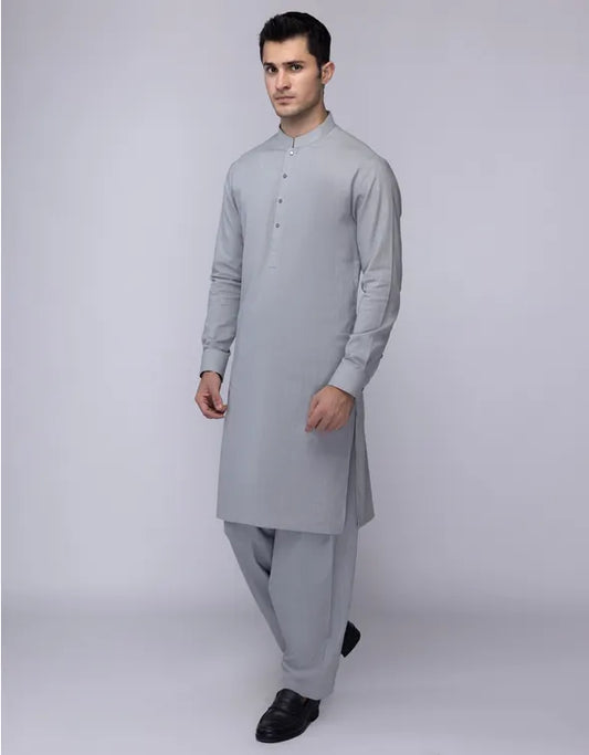 Light Grey Kurta Shalwar- Summer Collection | Best Quality Wash n Wear